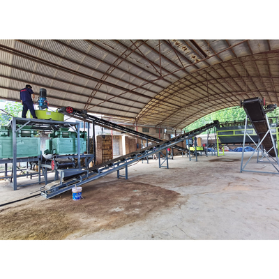 Spherical Organic Fertilizer Pig Chicken Manure Bio Pellet Granulator Production Line Making Machine