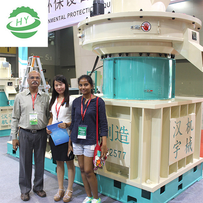 Make Biomass Pellets High Efficiency Wood Pellet Machine Line , Factory Supply Ring Die Biomass Pellet Machine