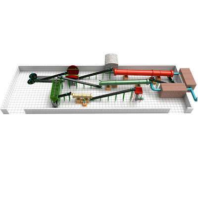 High Work Efficiency Factory Price High Capacity Compound Fertilizer Machine Fertilizer Pellet Making Production Line