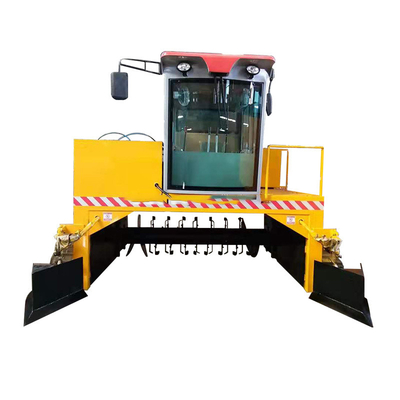 Automatic The Factory Supplies Organic Fertilizer Self Propelled Chicken Manure Compost Turner For Fertilizer