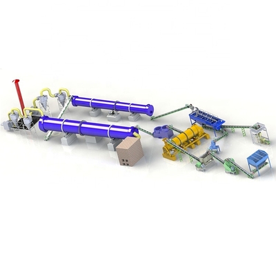 Fertilizer Pellet Making Machine Organic Waste Farmyard Animal Fertilizer Pellet Production Line